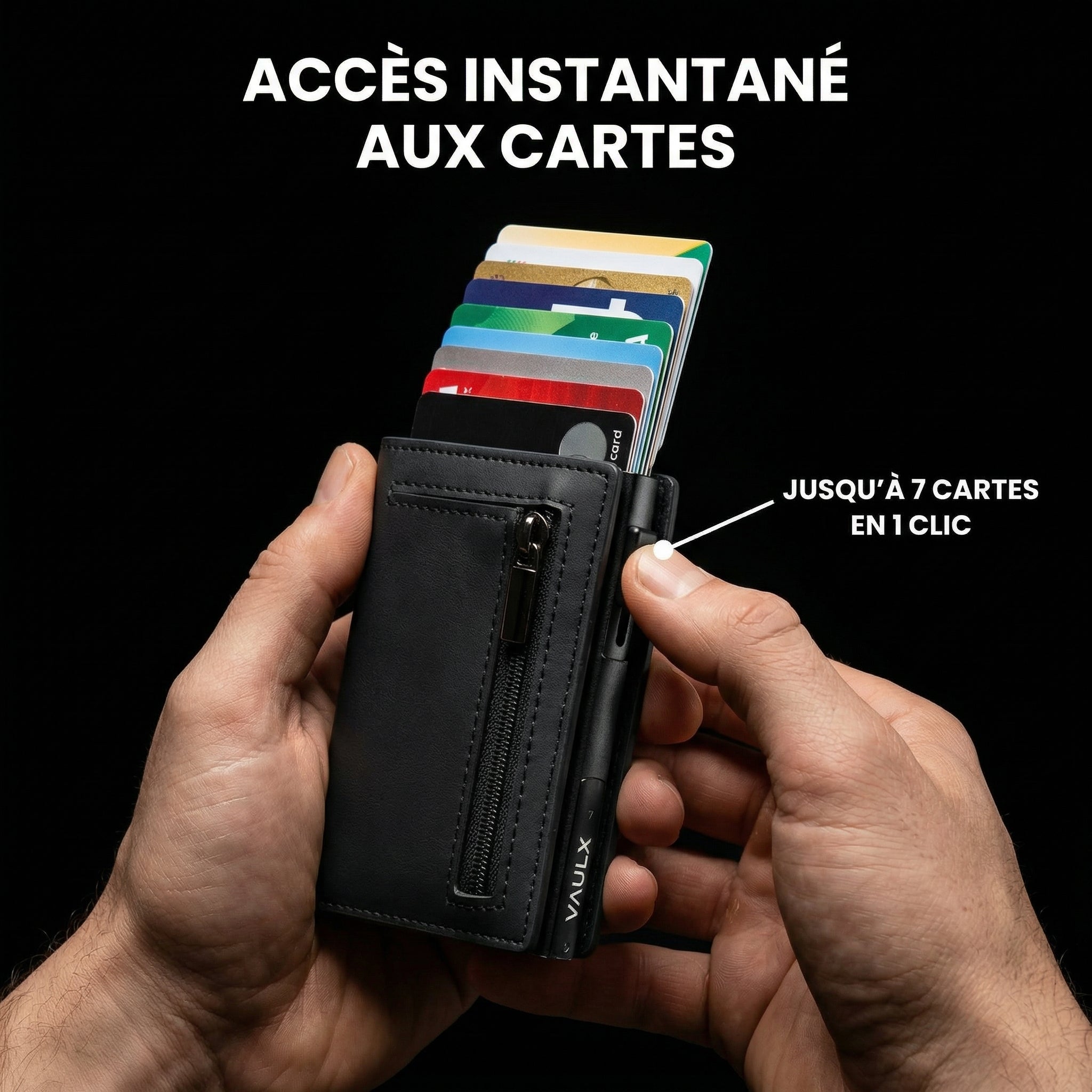 VAULX Wallet Pro — Portefeuille Intelligent