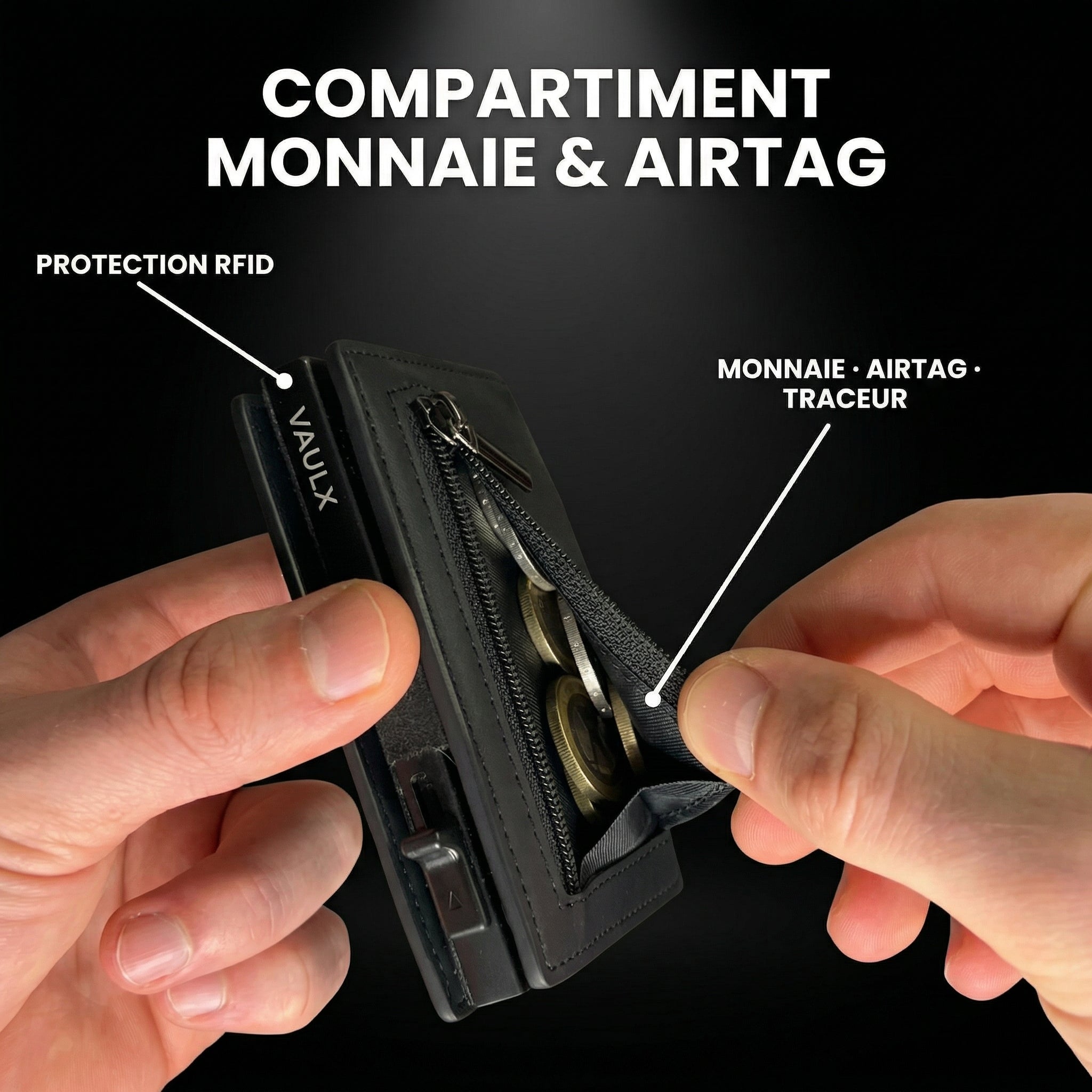 VAULX Wallet Pro — Portefeuille Intelligent